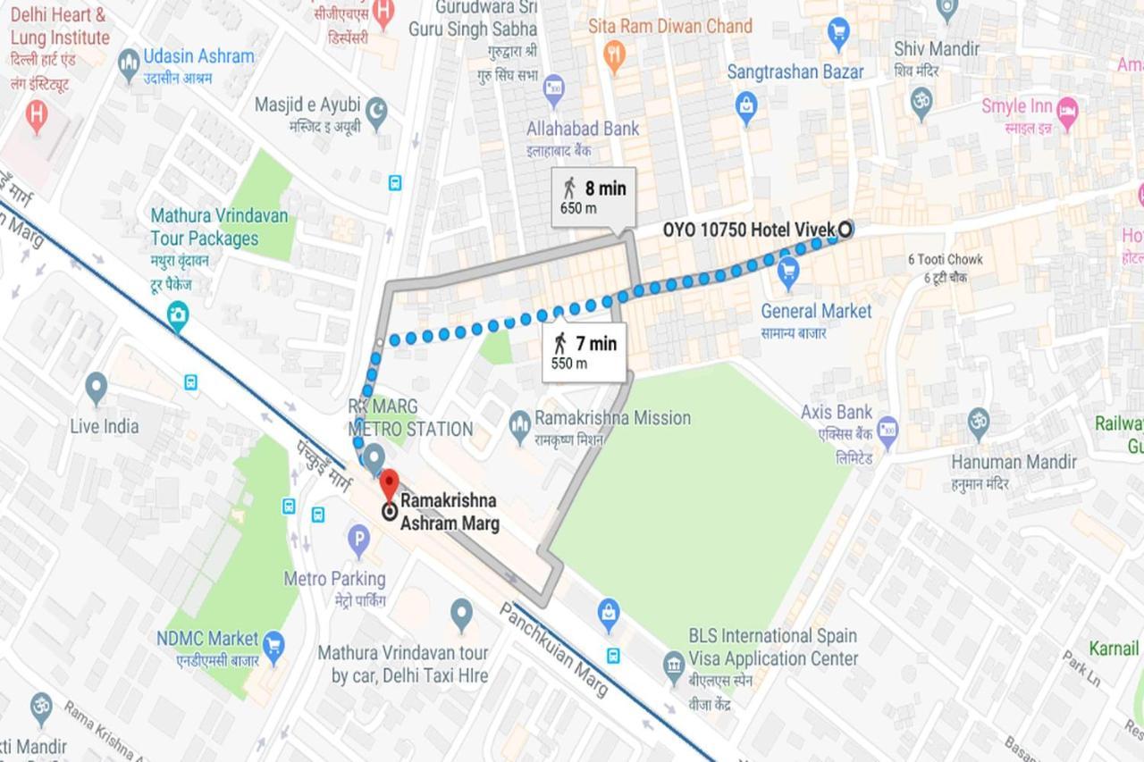 Capital O 10750 Hotel Vivek Νέο Δελχί Εξωτερικό φωτογραφία